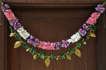 Rajnigandha Paper Flower Garland, Set of 2