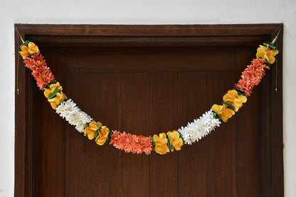 Rajnigandha Paper Flower Garland, Set of 2
