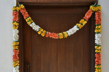 Rajnigandha Paper Flower Garland, Set of 2