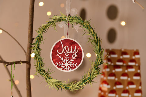 Joy & Love Handmade Paper Christmas Wreath Online