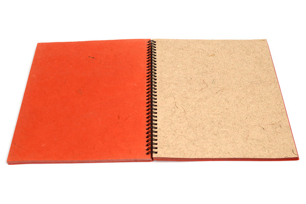 Matstripe Textured Wiro Notebook, A4, Assorted Blank pages