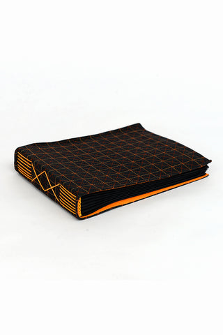 Quilted Cover Coptic Stitch 7x9 Scrapbook | Rickshaw Recycle