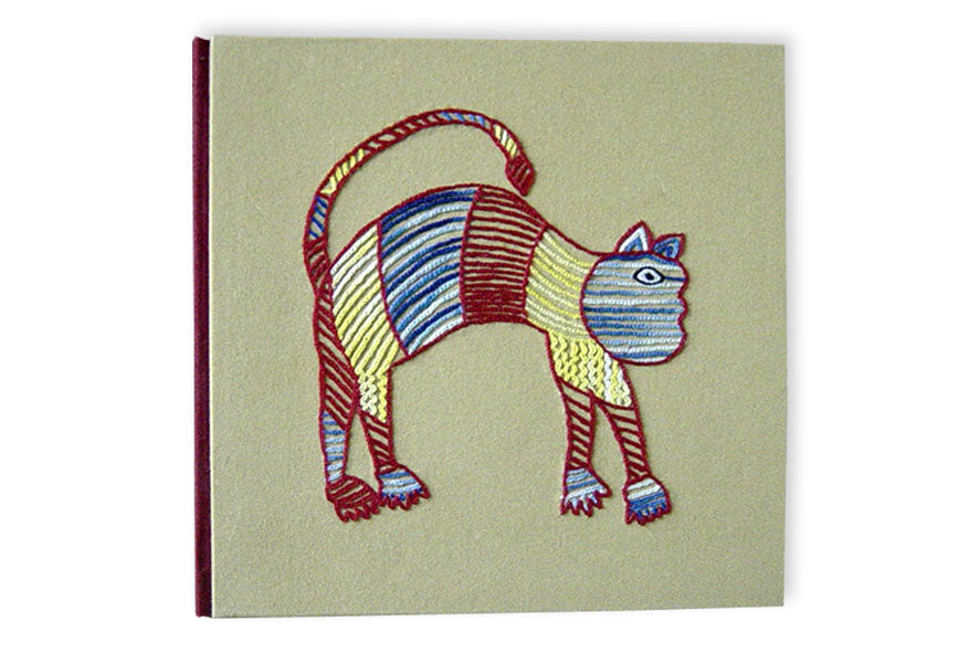 Monkey Folk Animals Blank Pages Handmade Hard Bound Book Online