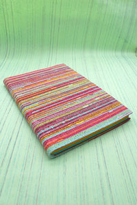 Multi Brights Papper Yarn Weave Handmade Hardbound Notebook Online