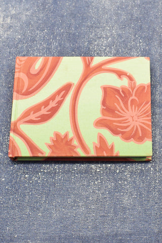 Painted Floral Hardbound Autograph Book