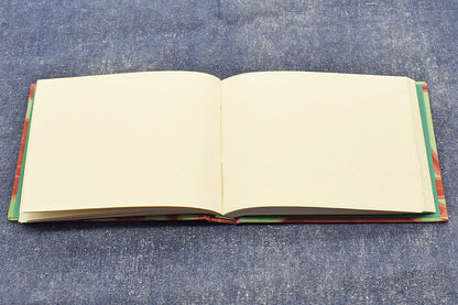 Painted Floral Hardbound Autograph Book