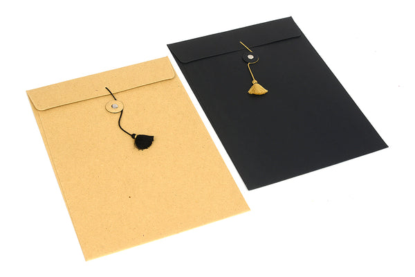 Basics Textured paper Presentation Envelope, Set of 2, for A4