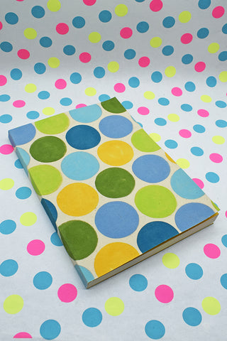 Sun & Surf Dots Soft Cover Binding Blank Pages A4 Notebook Online