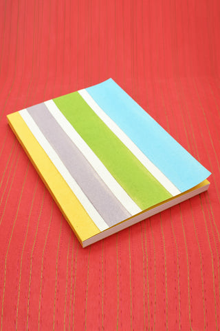 Sun & Surf Stripes Soft Cover Binding Blank Pages A4 Notebook Online