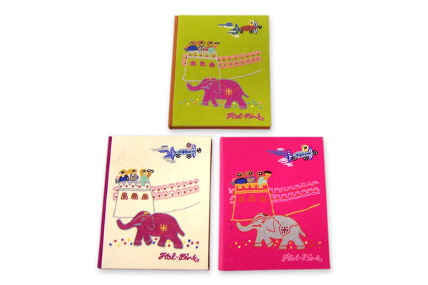 Hot Pink Jaipur A5 Journal Hand Embroidery | Rickshaw Recycle