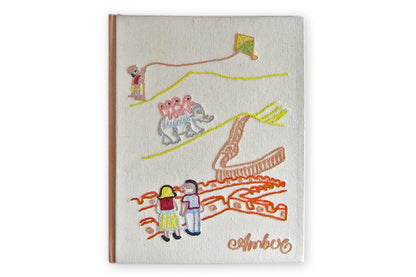 Amber Jaipur A5 Journal Hand Embroidery | Rickshaw Recycle
