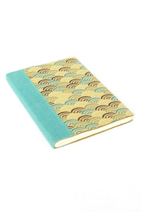 Travel Notebook Seigaiha Print, B5, Blank pages