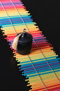 Paper Tube Table Runner: Multicolour | Rickshaw Recycle