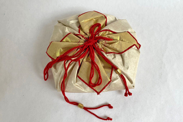 Festive Giving: Silk Drawstring Pouch | Rickshaw Recycle