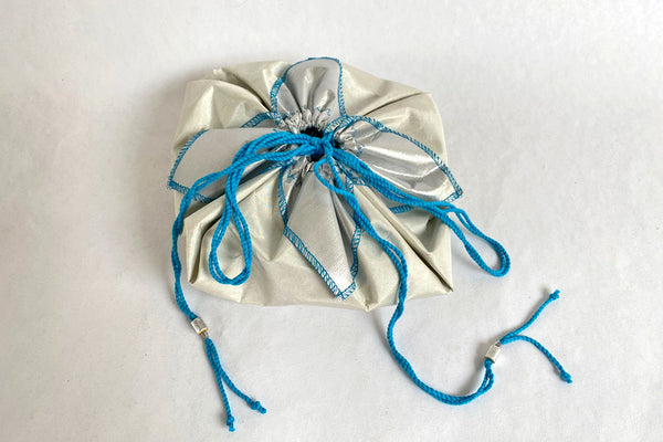 Festive Giving: Silk Drawstring Pouch | Rickshaw Recycle