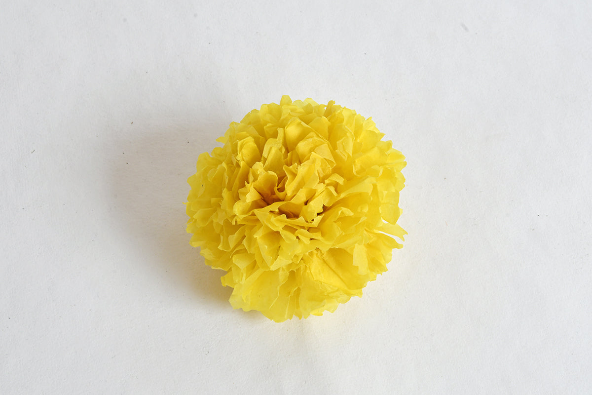 Marigold Flower for Décor 9cm, Set of 6