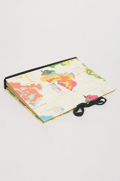 Maps Fan File A4 6 pockets | Rickshaw Recycle
