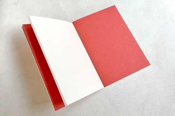 Notebook Heart pair A6 letterpress (Love Shairi)
