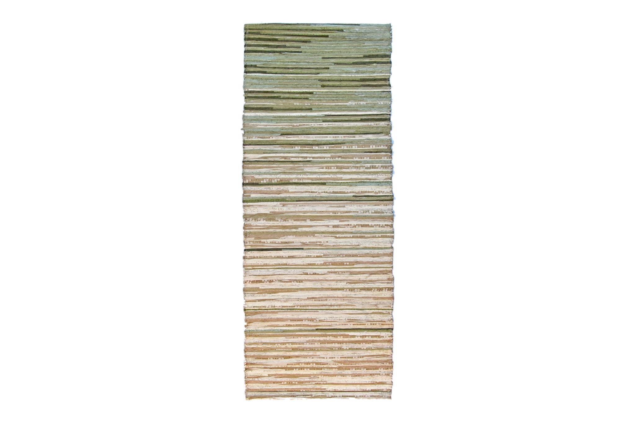 Ombre Paper Strips weave wall hanging