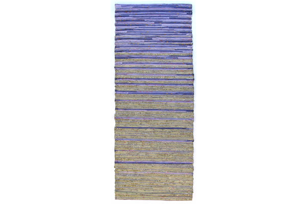 Blue Ombre Paper Strips Weave Wall Hanging Online
