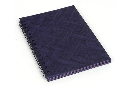 Chattai Textured Wiro Notebook, A5, Assorted Tonal Blank pages
