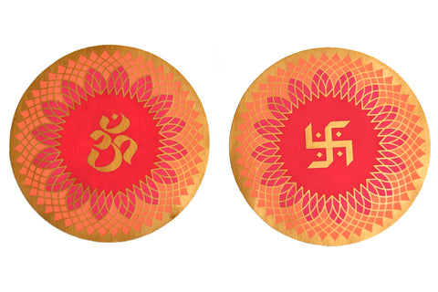 Om Swastik Wall Stickers For Diwali Online