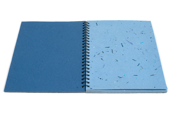Chattai Textured Wiro Notebook, A4, Assorted Blank pages