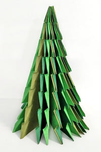 Handmade Paper Christmas Tree with Serrated Edges Online