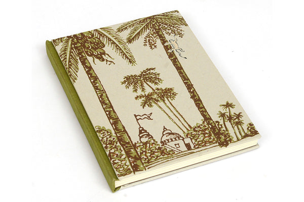 Kerala Backwaters Hand painted B6 Journal | Rickshaw Recycle