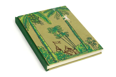 Kerala Backwaters Hand painted B6 Journal | Rickshaw Recycle
