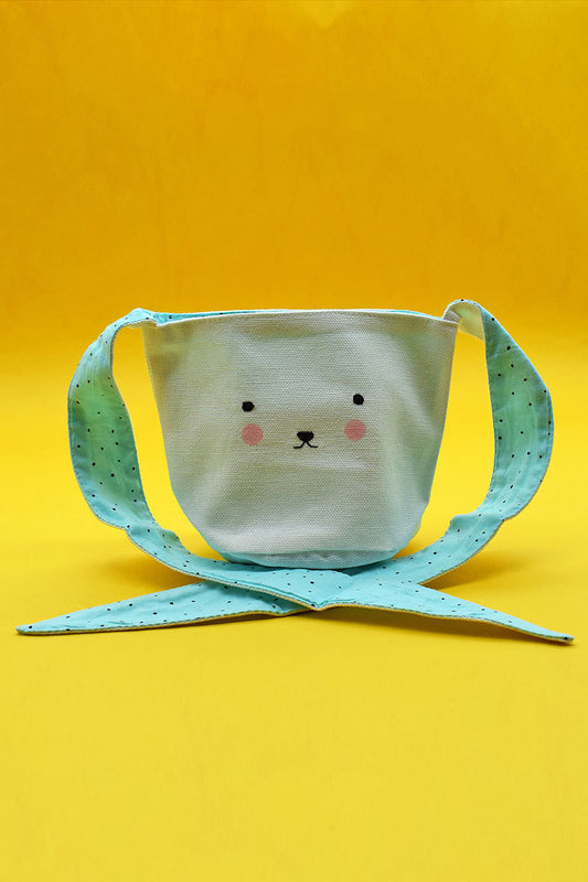Easter Bunny: Canvas Bunny Bag