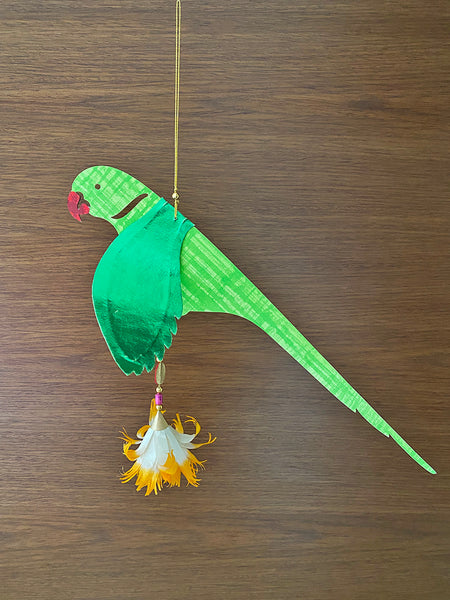 Home & Festive Décor: Handmade Paper Parrot Hanging