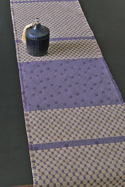 Dots Weave Handloom Cotton Table Runner Online