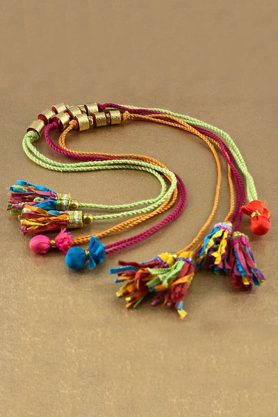 Paper Ribbon and Potli Handmade Paper Rakhi Online