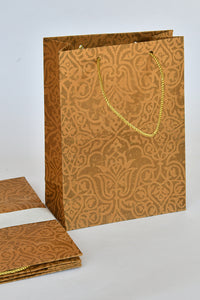 Give in Style: Gift Bags Baroque Block Print l Rickshaw