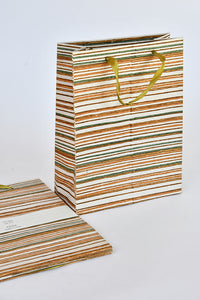 Give in Style: Gift Bags Multi Stripes l Rickshaw Recycle