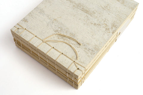 Gesso Canvas Artists' Book, 7x10, Blank canvas & drawing paper pages