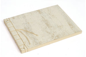 Gesso Canvas Artists' Book, 7x10, Blank canvas & drawing paper pages