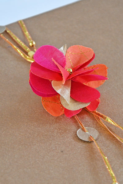 Ornament Paper Flower String Gift Wrapping Topper Online