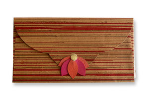 Cut Flower Closure Gift Envelope with Card, Set of 6, 8x4