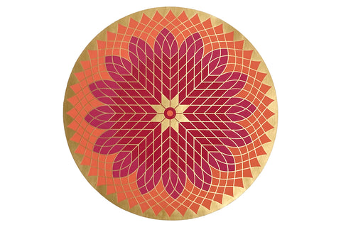 Lotus Mandala Floor Sticker Design Online