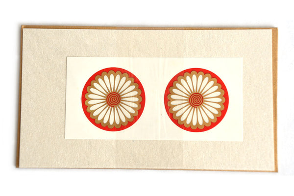 Auspicious Giving: Gift Envelopes with Cards & Round Sticker