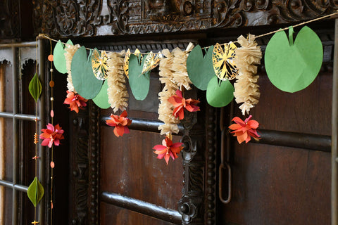 Lotus Leaf and Flower String Bandarwals