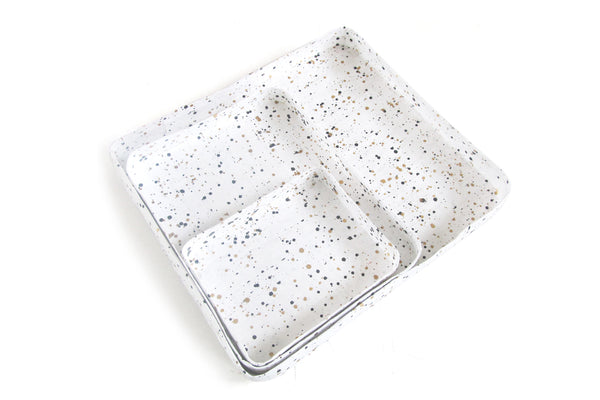 Printed paper strips tray