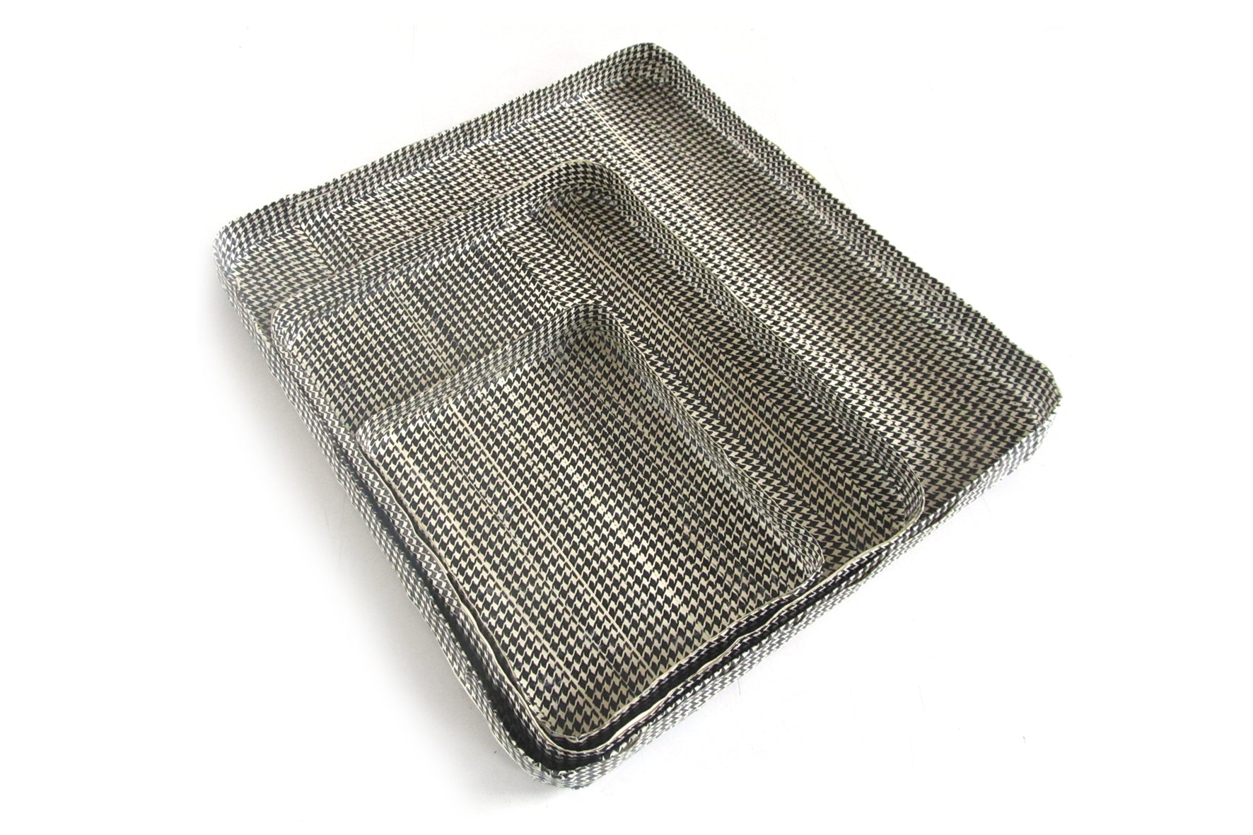Printed paper strips tray