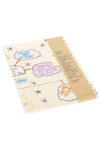 Found Art School Page Children Drawing Ruled Notebook Online