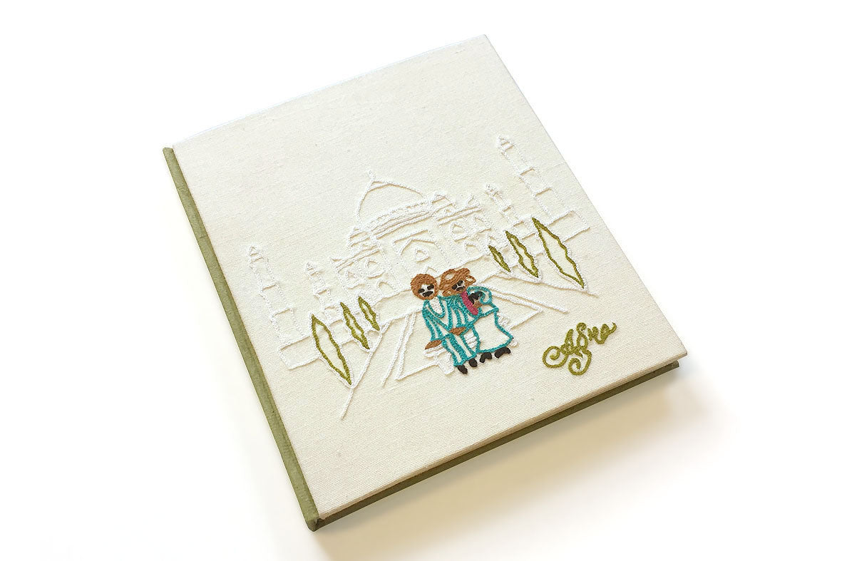 Agra, Taj Mahal, Hard Bound book, Dukes, Blank pages