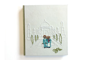 Agra Taj Mahal Handmade Hard Bound Book Blank Pages Online