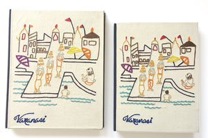 Varanasi Ghats & Arti Handmade Hardbound Blank Pages Notebook Online