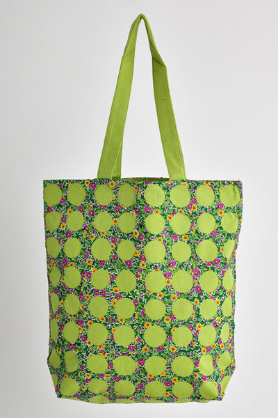 Chintz Rounds Tote Bag | Rickshaw Recycle